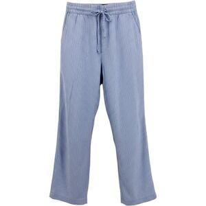 Coastal‎ Prep 100% Cotton GAP Blue Pink Striped Pajama Lounge Pants Small